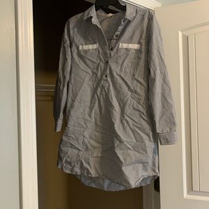 Button up pin strips dress!